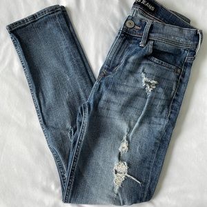 Express Cropped Legging Mid Rise Jeans